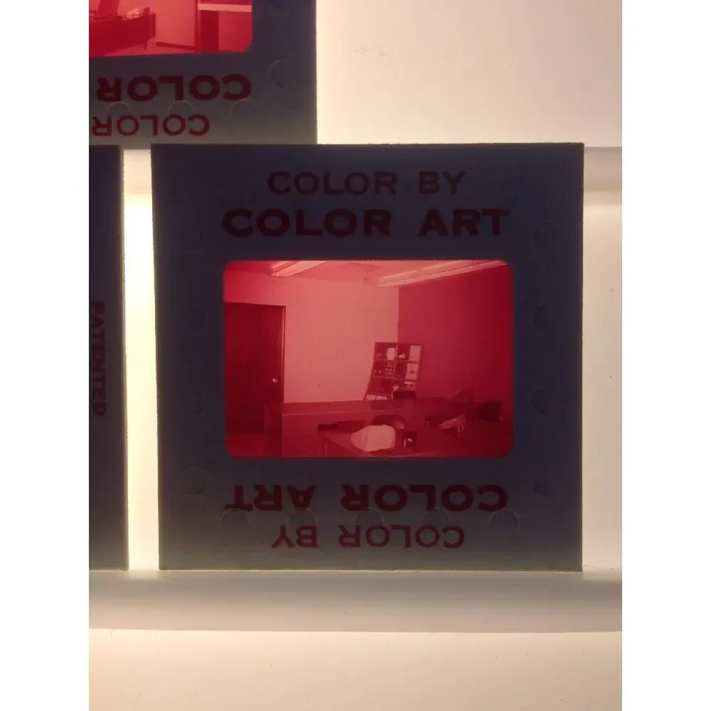 Lot 7 Vintage 50s MCM Monroe Office Building Shop Interior Photos Color Slides